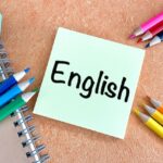 カラーペンシルと英語のメモ